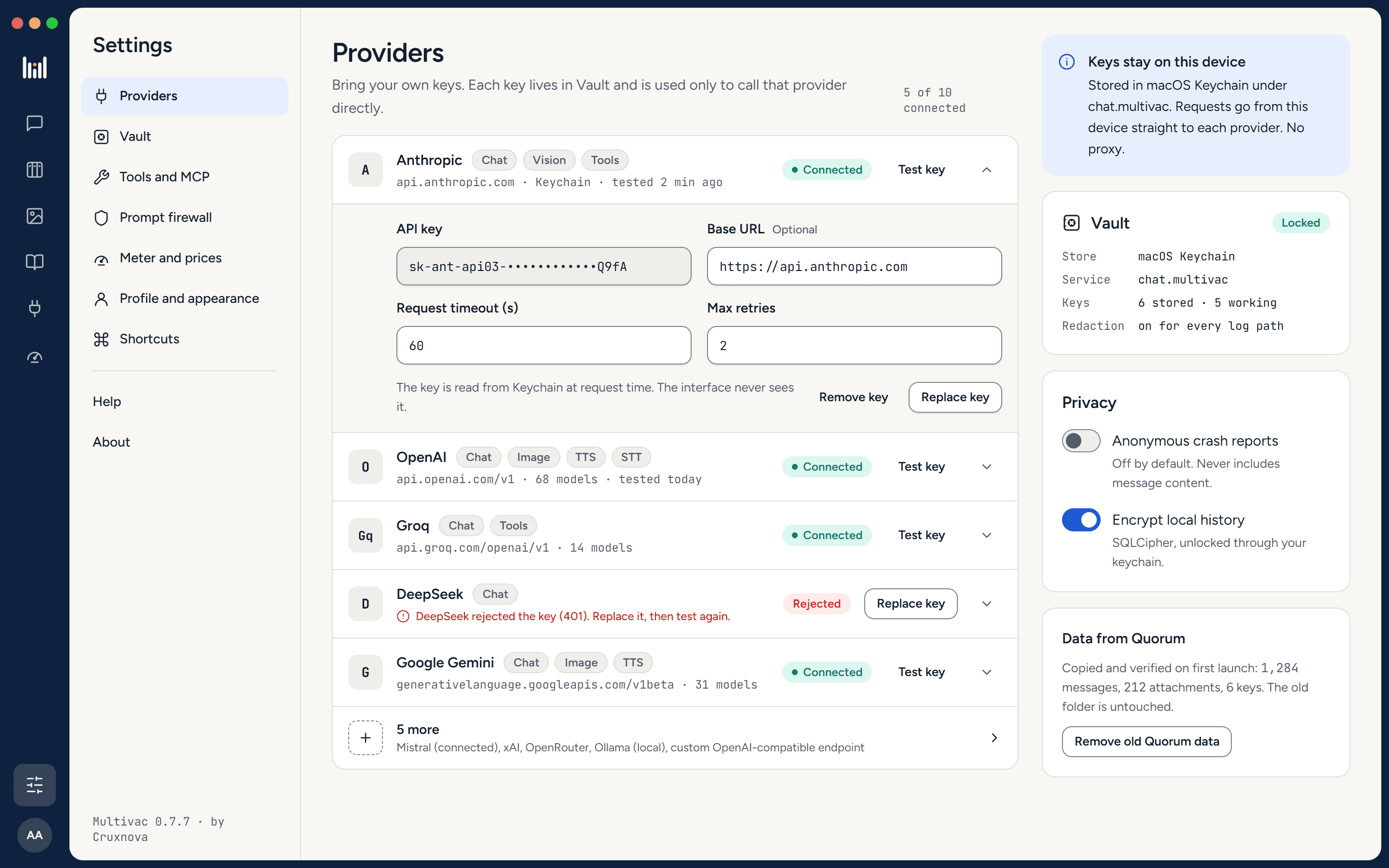 Providers: Every provider, one place